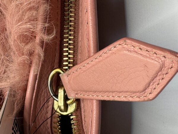 2025-11-18 13.57.55 Rare Burberry Prorsum Pink Shearling & Leather Shoulder Bag