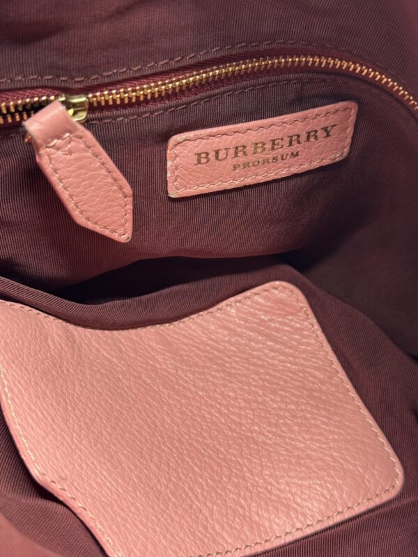 2025-11-18 13.58.20 Rare Burberry Prorsum Pink Shearling & Leather Shoulder Bag
