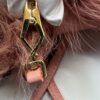 2025-11-18 13.59.34 Rare Burberry Prorsum Pink Shearling & Leather Shoulder Bag