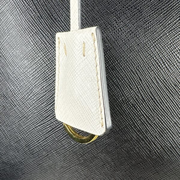 2026-01-05 16.00.46 Prada Galleria Large Black White Saffiano Leather Tote Gold Hardware