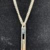 2026-01-08 14.45.49 Gucci Cutout G Bar Pendant Necklace 925 Sterling Silver with Box and Pouch
