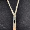 2026-01-08 14.46.07 Gucci Cutout G Bar Pendant Necklace 925 Sterling Silver with Box and Pouch