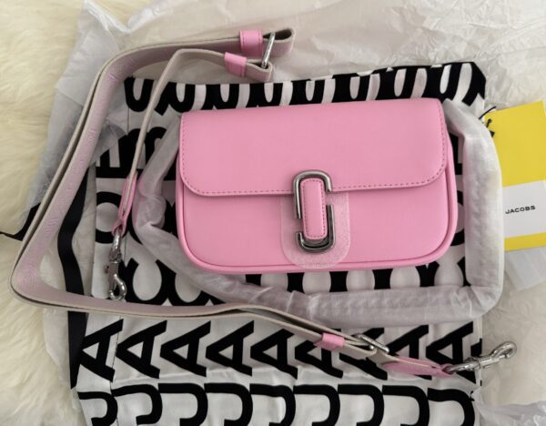 2026-01-09 12.54.24 Marc Jacobs The J Marc Mini Shoulder Bag Fluro Candy Pink New with Tags
