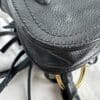 2026-01-14 10.14.53 See by Chloé Mini Polly Black Leather Shoulder Bag Gold Rings and Tassels
