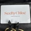 2026-01-14 10.16.13 See by Chloé Mini Polly Black Leather Shoulder Bag Gold Rings and Tassels