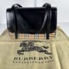 2026-01-14 12.06.25 Vintage Burberrys Nova Check Black Leather Shoulder Bag
