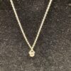 IMG_6088 Tiffany & Co. Elsa Peretti Diamonds by the Yard .03 CT Sterling Silver Necklace
