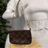 Louis Vuitton Monogram Pochette Accessoires M51980 with Gold-Tone Chain