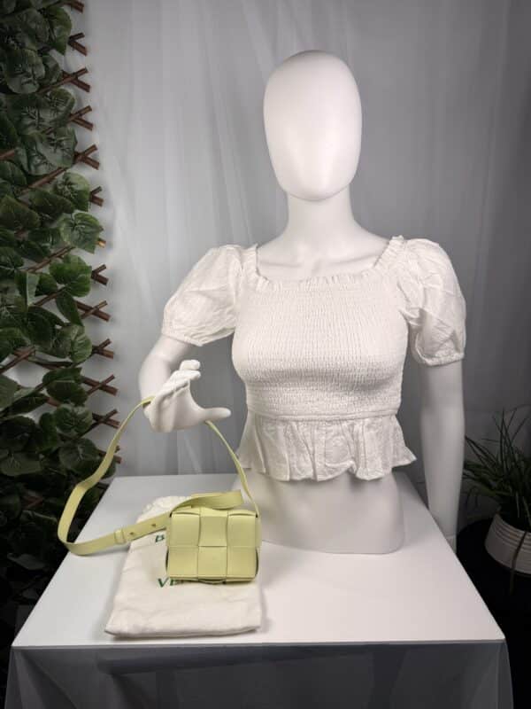 Bottega Veneta Candy Cassette Mini Crossbody – New Sauge Green