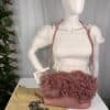IMG_7518 Rare Burberry Prorsum Pink Shearling & Leather Shoulder Bag