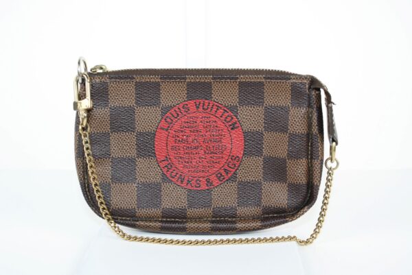 IMG_9107 Louis Vuitton Damier Ebene Trunks & Bags Mini Pochette Accessoires – Limited Edition