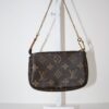 Louis Vuitton Monogram Pochette Accessoires M51980 with Gold-Tone Chain