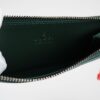 IMG_9213 Gucci GG Supreme Zip Card Case – Navy Blue & Dark Green – Style 795233