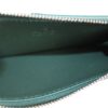 IMG_9214 Gucci GG Supreme Zip Card Case – Navy Blue & Dark Green – Style 795233