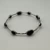 IMG_9416 IPPOLITA Rock Candy 8-Stone Black Onyx Sterling Silver Bangle Bracelet