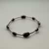 IMG_9417 IPPOLITA Rock Candy 8-Stone Black Onyx Sterling Silver Bangle Bracelet