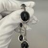 IMG_9421 IPPOLITA Rock Candy 8-Stone Black Onyx Sterling Silver Bangle Bracelet