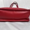 IMG_9508 Gucci Horsebit 1955 Large Flame Red Faux Straw Leather Tote Bag NWT