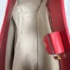 IMG_9509 Gucci Horsebit 1955 Large Flame Red Faux Straw Leather Tote Bag NWT