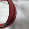 IMG_9515 Gucci Horsebit 1955 Large Flame Red Faux Straw Leather Tote Bag NWT