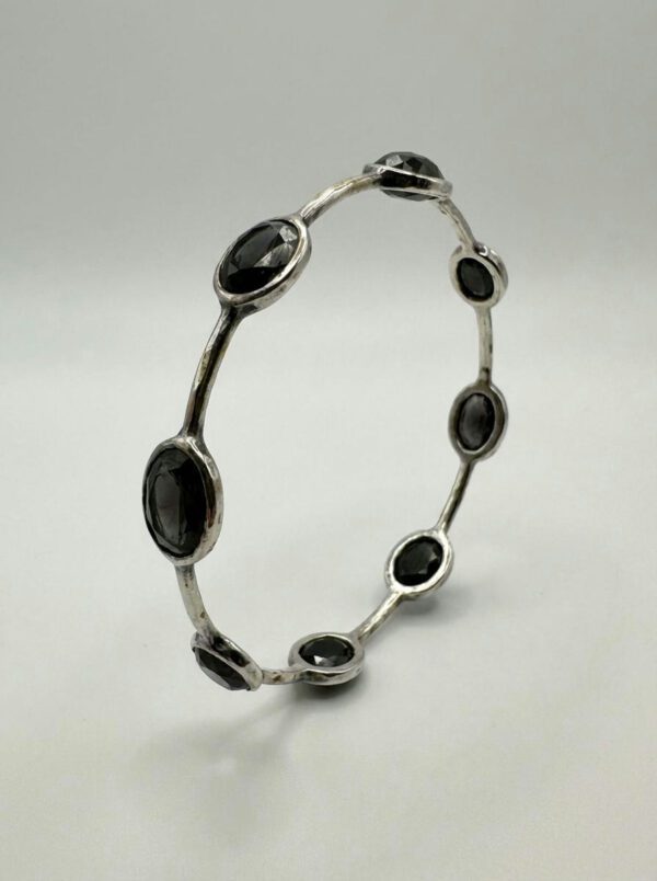 Ipolita bracelet IPPOLITA Rock Candy 8-Stone Black Onyx Sterling Silver Bangle Bracelet