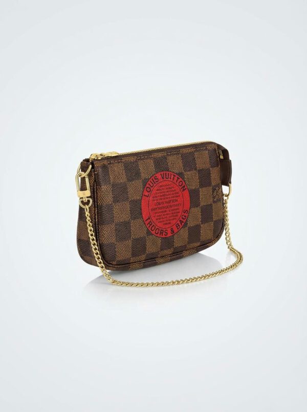 LV truck pochette Louis Vuitton Damier Ebene Trunks & Bags Mini Pochette Accessoires – Limited Edition