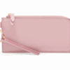 Gucci Double G Charm Card Case Pink Leather 847478 Box Dust Bag