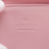 Gucci Double G Charm Card Case Pink Leather 847478 Box Dust Bag