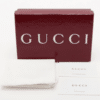 Gucci Double G Charm Card Case Pink Leather 847478 Box Dust Bag