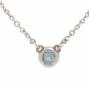 Tiffany & Co. Elsa Peretti Color by the Yard Aquamarine Sterling Silver Necklace