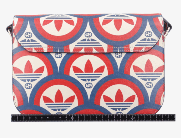 Screenshot 2026-01-05 083037 Gucci x Adidas Horsebit 1955 Medium Calfskin Shoulder Bag Red Blue White