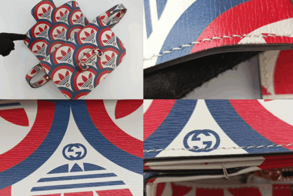 Screenshot 2026-01-05 083202 Gucci x Adidas Horsebit 1955 Medium Calfskin Shoulder Bag Red Blue White