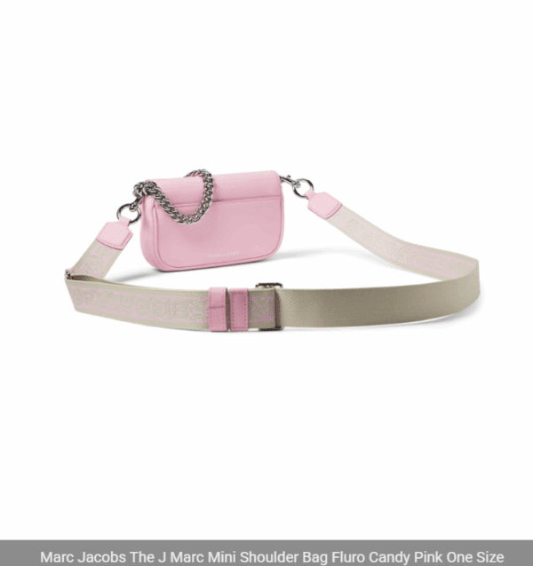 Screenshot 2026-01-09 112209 Marc Jacobs The J Marc Mini Shoulder Bag Fluro Candy Pink New with Tags