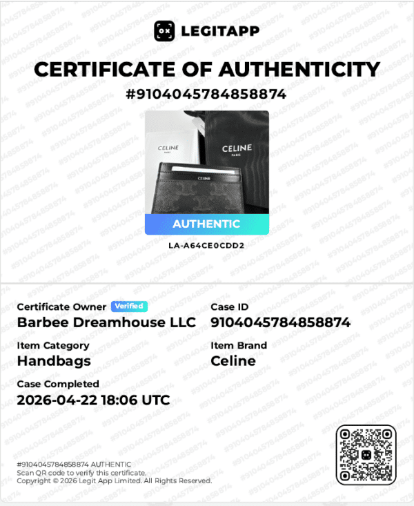 Screenshot 2026-08-17 114539 Celine Triomphe Wallet new with box and dustbag
