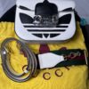 IMG_1903 Gucci x adidas Horsebit 1955 Small White Black Leather Shoulder Bag