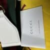 IMG_1904 Gucci x adidas Horsebit 1955 Small White Black Leather Shoulder Bag
