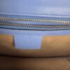 IMG_2364 Gucci Sylvie Mini Light Blue Leather Web Chain Shoulder Bag 431666