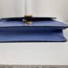 IMG_2369 Gucci Sylvie Mini Light Blue Leather Web Chain Shoulder Bag 431666