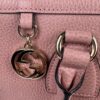 IMG_2375 Gucci Dollar Calfskin GG Charm Satchel Soft Pink Pebbled Leather 2-Way Tote Shoulder Bag