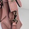 IMG_2376 Gucci Dollar Calfskin GG Charm Satchel Soft Pink Pebbled Leather 2-Way Tote Shoulder Bag