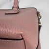 IMG_2384 Gucci Dollar Calfskin GG Charm Satchel Soft Pink Pebbled Leather 2-Way Tote Shoulder Bag