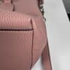 IMG_2385 Gucci Dollar Calfskin GG Charm Satchel Soft Pink Pebbled Leather 2-Way Tote Shoulder Bag