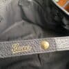 IMG_2731 Gucci Abbey Large Black Leather Shoulder Tote Bag Gold Hardware