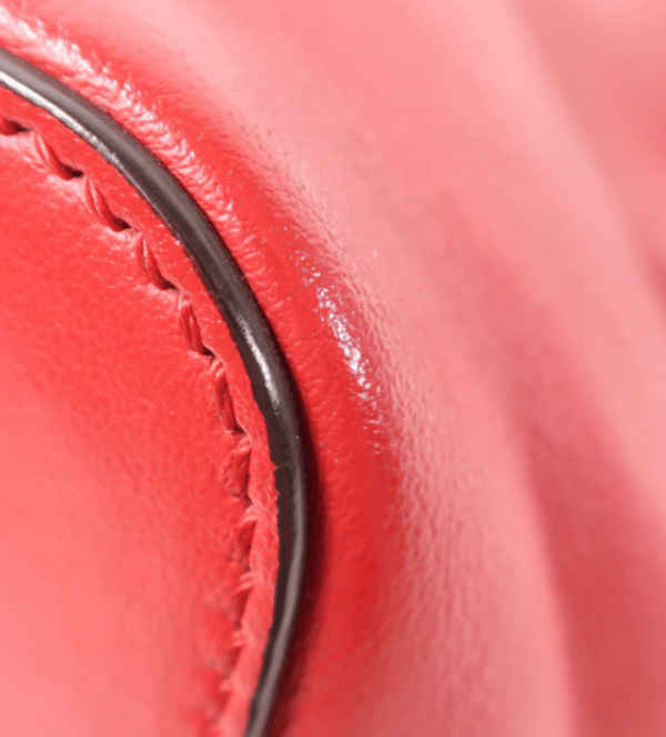 Screenshot 2026-02-03 142740 Fendi Mon Tresor Red Calfskin Leather Bucket Shoulder Bag Gold Hardware