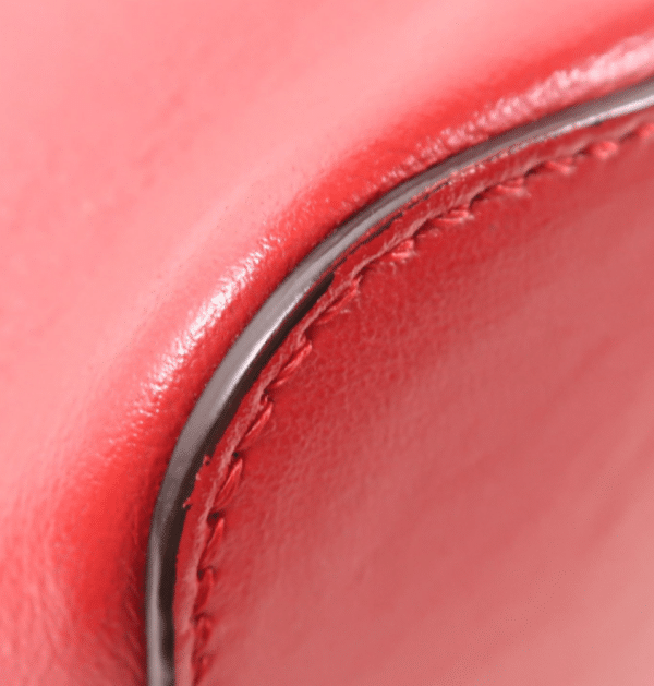 Screenshot 2026-02-03 142749 Fendi Mon Tresor Red Calfskin Leather Bucket Shoulder Bag Gold Hardware