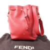 Screenshot 2026-02-03 142800 Fendi Mon Tresor Red Calfskin Leather Bucket Shoulder Bag Gold Hardware