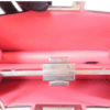 Screenshot 2026-02-03 142954 Fendi Peekaboo Cut Medium Pink Brushed Leather Shoulder Bag Silver O’Lock Chain 8BN340