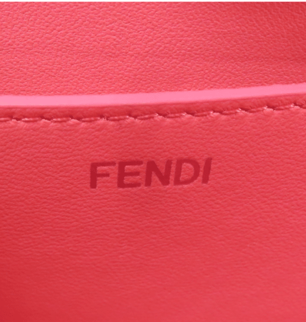Screenshot 2026-02-03 143004 Fendi Peekaboo Cut Medium Pink Brushed Leather Shoulder Bag Silver O’Lock Chain 8BN340