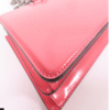 Screenshot 2026-02-03 143200 Fendi Peekaboo Cut Medium Pink Brushed Leather Shoulder Bag Silver O’Lock Chain 8BN340