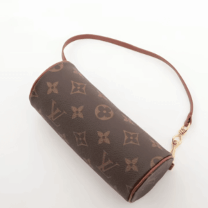 Louis Vuitton M51380 Monogram Mini Papillon Pochette Vintage Wristlet Pouch
